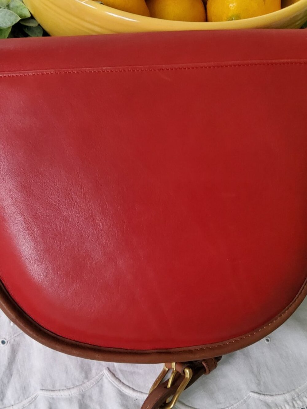 Vintage Coach Riding Spectator Crossbody in Red and Tan 6851 + Bag - Picture 3 of 13